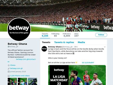 betway twitter