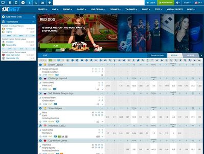 1xbet main page