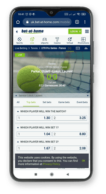 Bet-at-home tennis bet