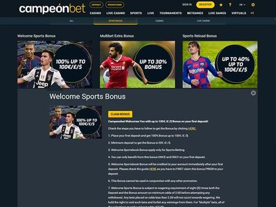 Campeonbet promo page