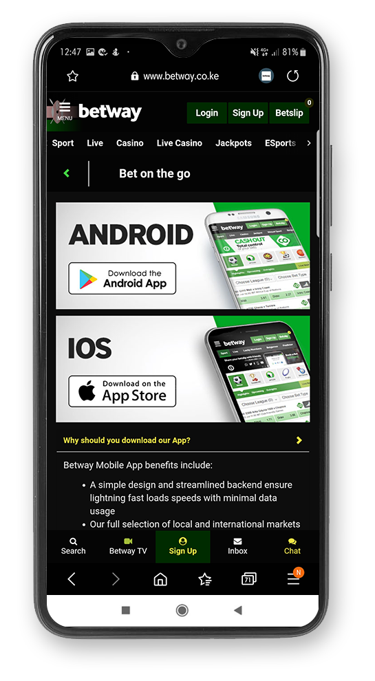 Mastering The Way Of betway app apk Is Not An Accident - It's An Art