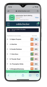 Oddschecker Features