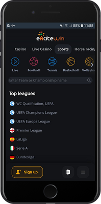 Excitewin sports page - league