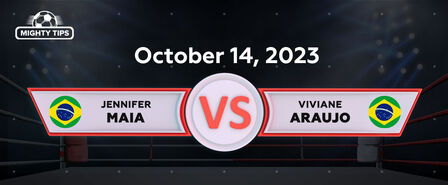 Oct 14, 2023 Jennifer Maia vs. Viviane Araujo