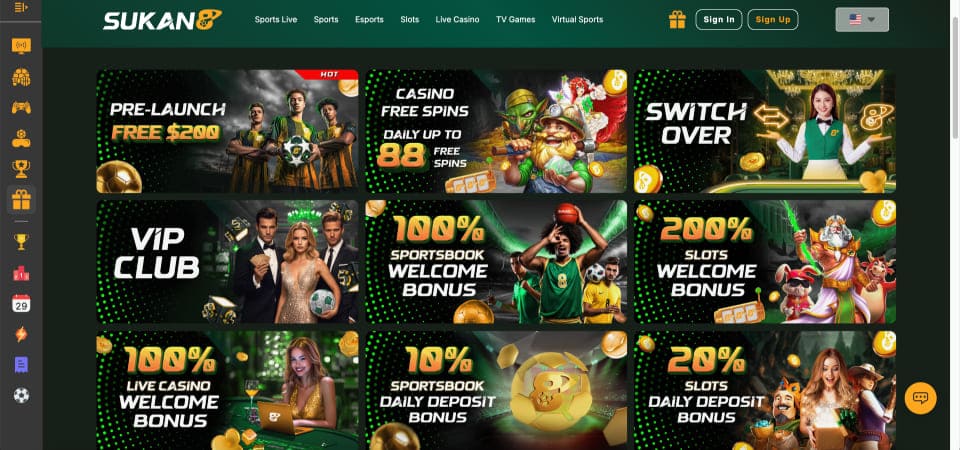 Screenshot of the Sulkan8 promo page