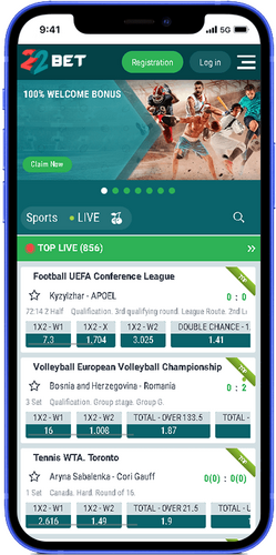 Mobile sports betting app #1 in Canada - 22Bet