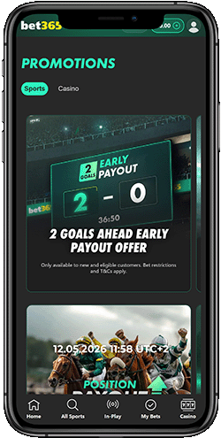 football bookmaker bet365 - homepage
