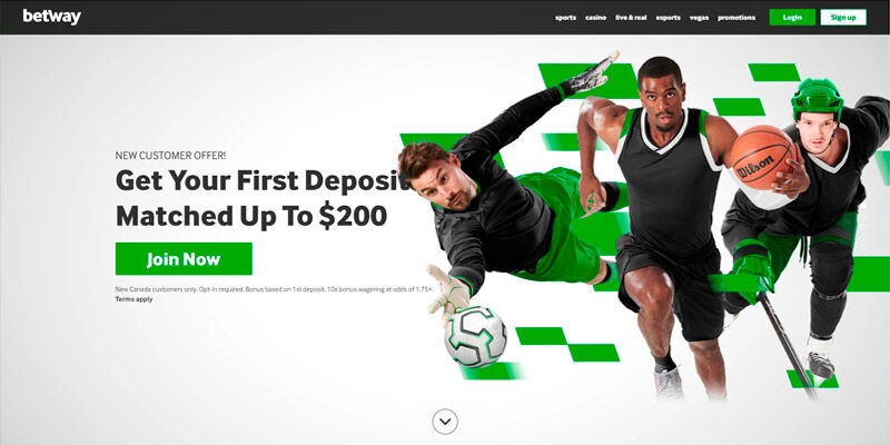football bookmaker betway - homepage