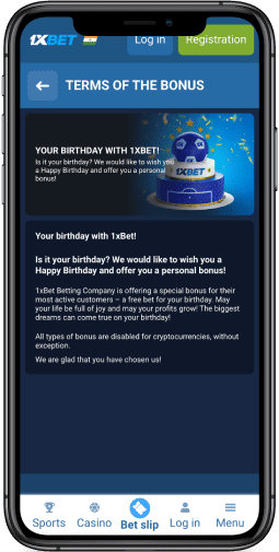 A Birthday Bonus from 1xBet