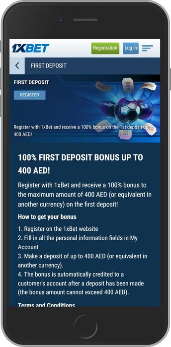100% Welcome Bonus up to 400 AED