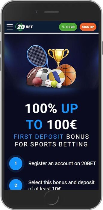 100% First Deposit Bonus Up To 100 EUR