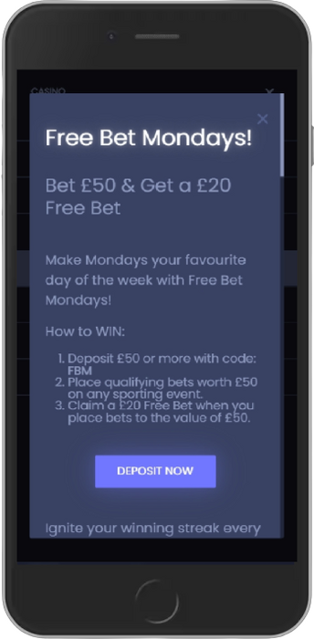 Free Bet Mondays