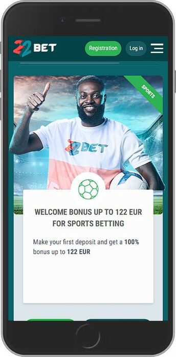 22Bet Free Bet Up To €122 On First Deposit