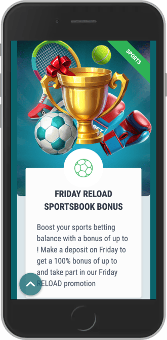 100% Reload Bonus Up To 463 MYR