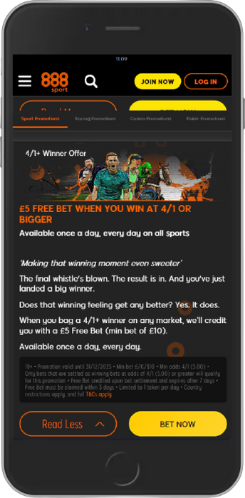 5 GBP Free Bet When You Win