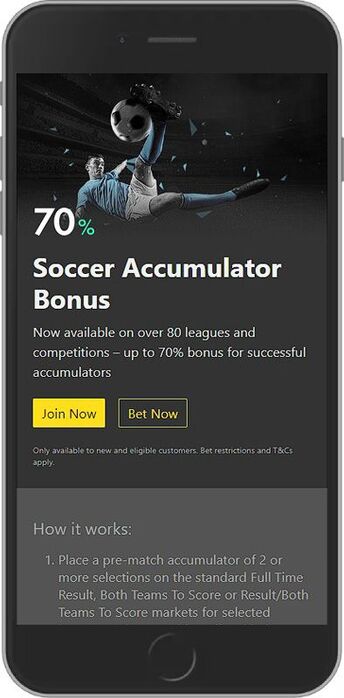 A Soccer Accumulator Bonus