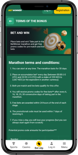 Mobile screenshot for Bet And Win