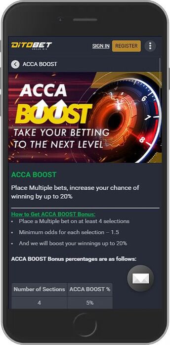 Acca Boost Up To 20,000 EUR