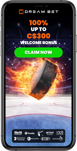 100% Welcome bonus up to C$300