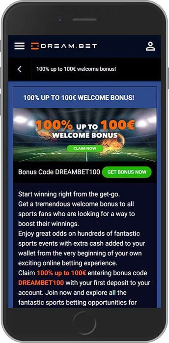100% Welcome Bonus Up To 100 EUR