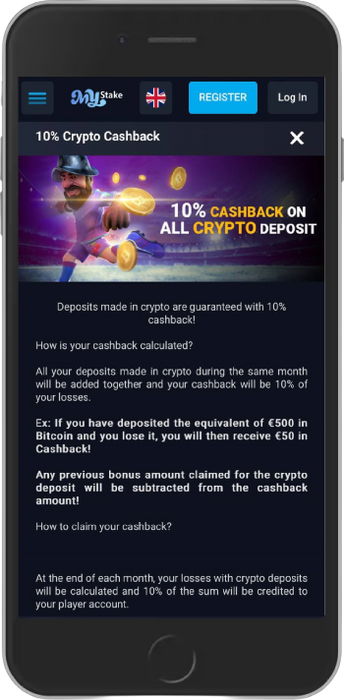 10% Crypto Cashback