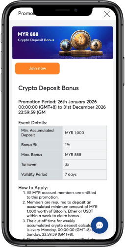 Crypto Deposit Bonus