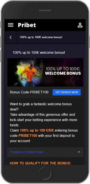 Welcome Bonus up to 100 EUR