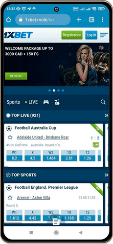 Betting app in Aruba - 1xbet