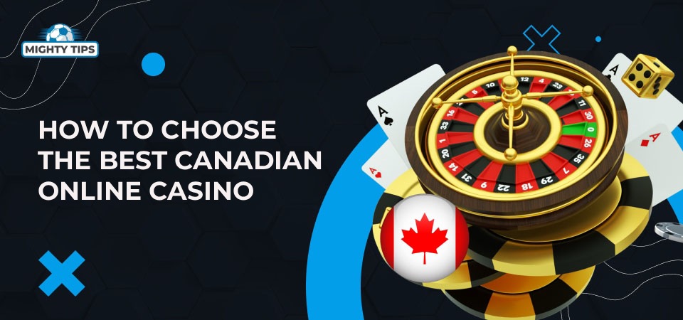 The illustration how to choose the online casino