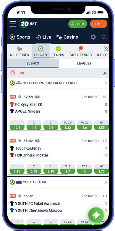 20bet apk