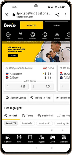 bwin europe mobile app