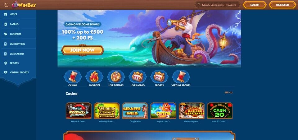 Main page of Winbay