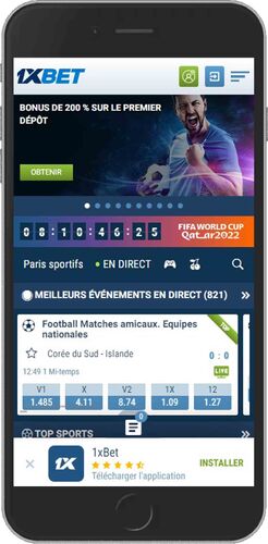 Best betting app in Gabon - 1xBet