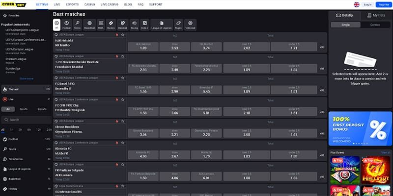 Top betting site in Panama - Cyber.net