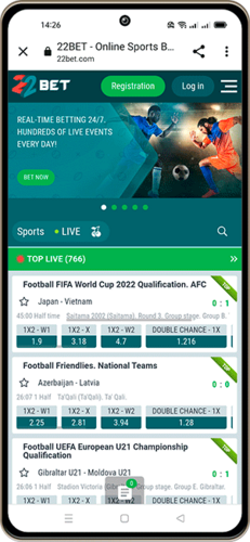The Philippines betting app – 22Bet