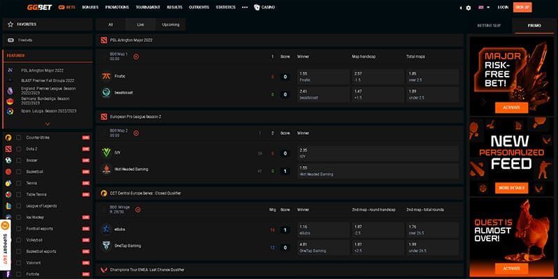 Website in the Philippines – GG.bet