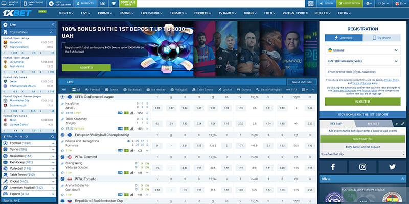 Top betting site in Seychelles - 1xBet