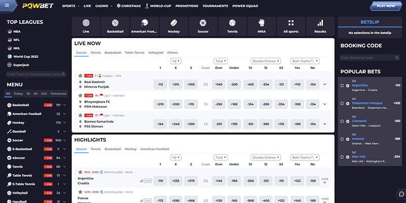 Website 3 in Slovakia – PowBet
