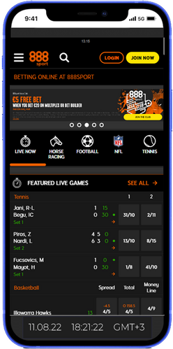 UK betting app – 888Sport