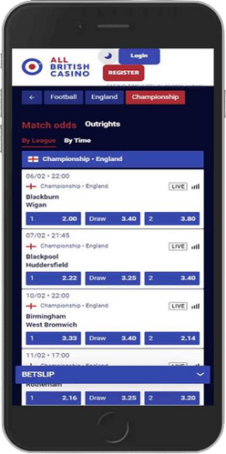 UK betting app – All British Sports