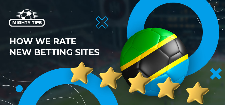 Graphics for section how we rate new betting sites