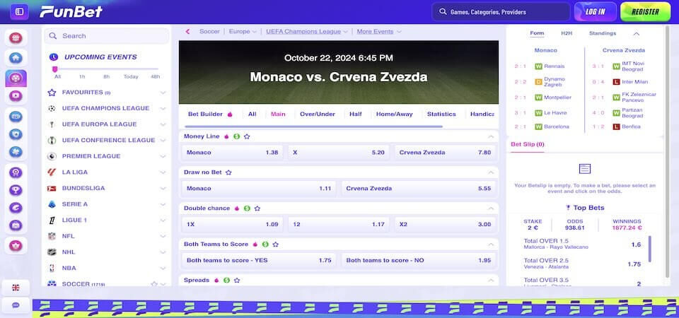 Image for main page of FunBet