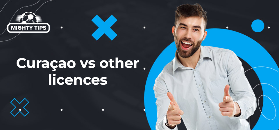 Graphics for block 'Curaçao vs other licences'