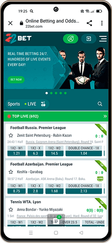 22bet mobile app