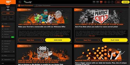 biggest and trusted website - 888Sport