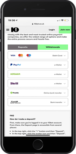 10bet withdrawal methods