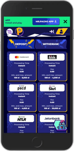 Mr.Pacho payment options