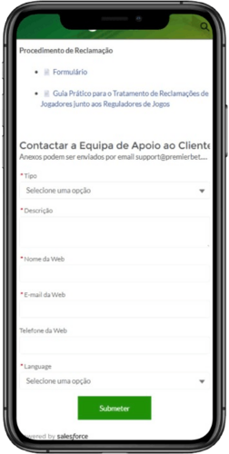 Screenshot of the chat page