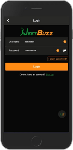 JeetBuzz mobile login and registration option