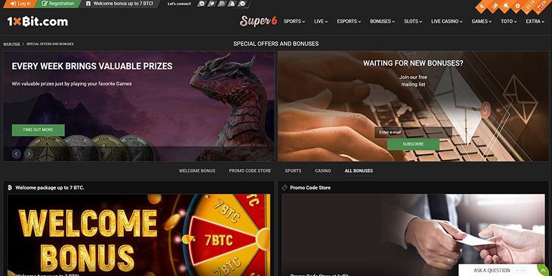 biggest betting site accepting cryptocurrency – 1xBit